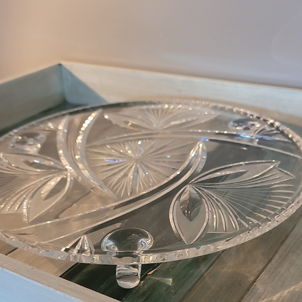 Elegant Glass Cake Stand